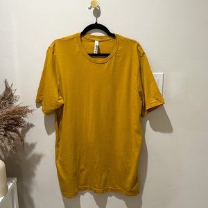 Unisex Mustard Yellow T shirt sz XL